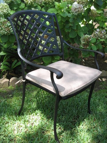 Cbm Patio Cast Aluminum 9 Piece Extension Dining Table Set With 2 Swivel Rockers And 6 Arm Chairs Kl09Klss260112T #TOP4