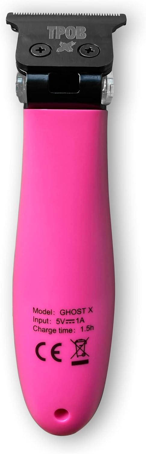 TPOB Ghost X Beard Trimmer Hair Clippers for Men, Professional Hair Trimmer T-Blade Trimmer Cordless Rechargeable Edgers Clippers Electric Beard Trimmer Shaver (Ghost X Candy) - Image 8