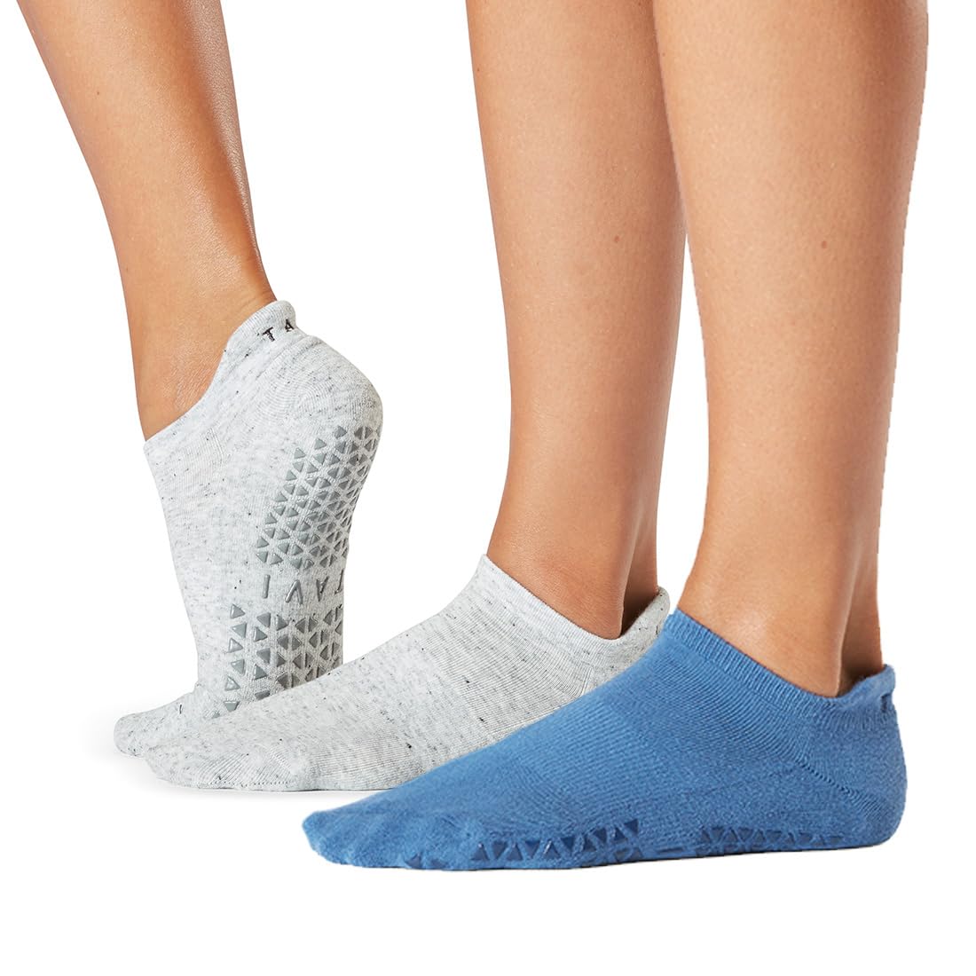 TAVI Womens Savvy Grip Socks Multi-Pack - Non Skid Barre Grips Slipper Socks for Pilates Yoga and Ballet