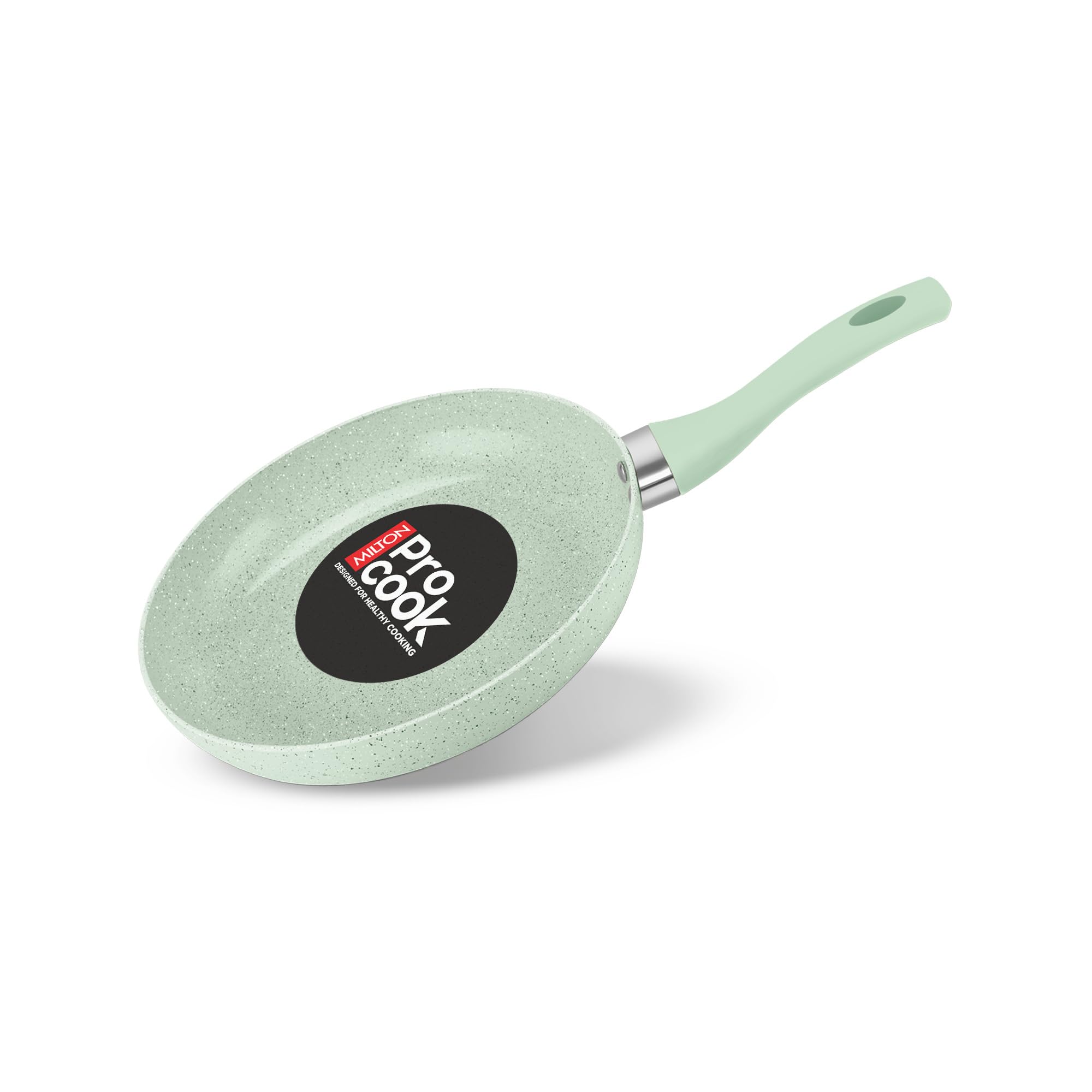 MILTON Pro cook Induction Cookware & Gas Stove Friendly Non-Stick Fry Pan 20 cm | KFCC South Korean Ceramic | PFOA & PFAS Free | Healthy Low-Oil Cooking | Soft-Touch Handle | 2 Year Warranty | Green-image-26
