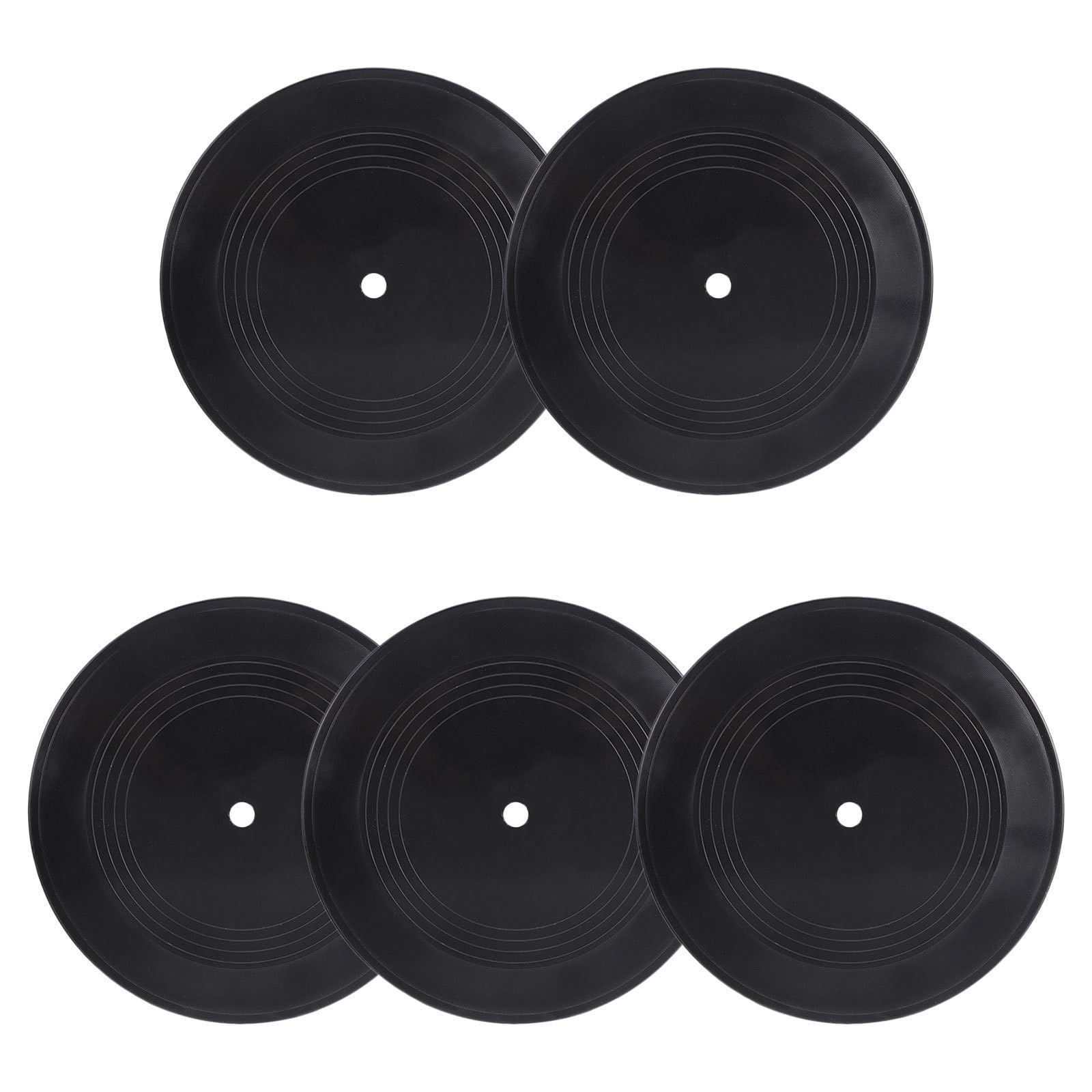 Discos de vinilo de material resistente y estilo indie pack de 5 piezas para habitaciones