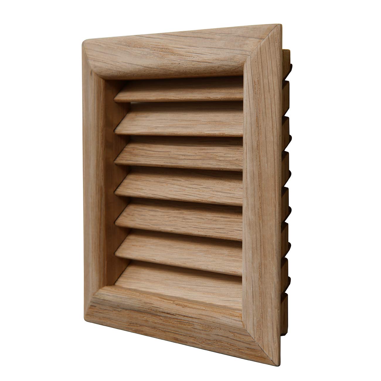 La Ventilazione Legno Quercia Ventilation Lges100q Square Ventilation Grille Oak Wood Recessed Size 112X112mm