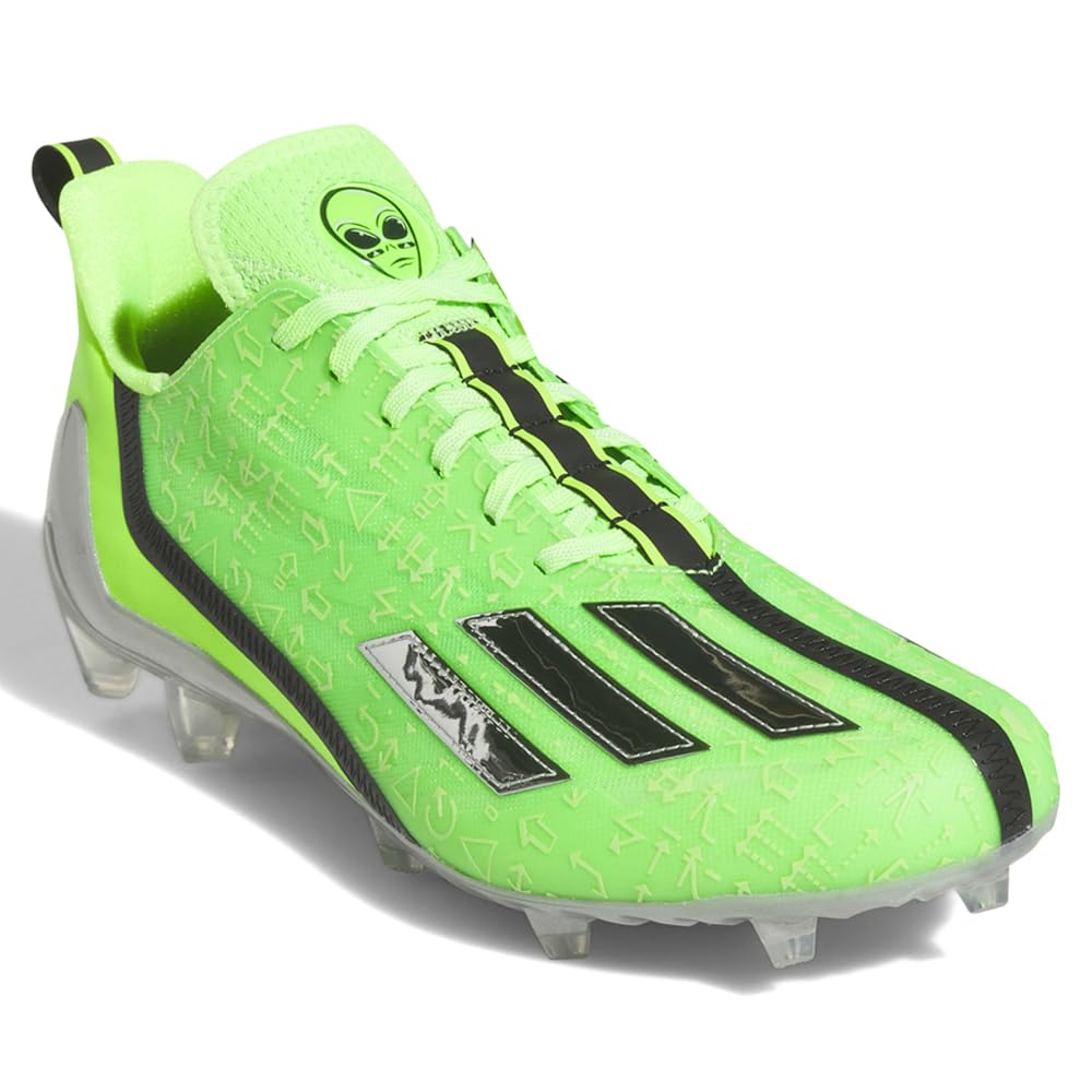 adidas Mens Adizero 12.0 Out of This World Football Sneakers Shoes - Green - Size 11.5 M