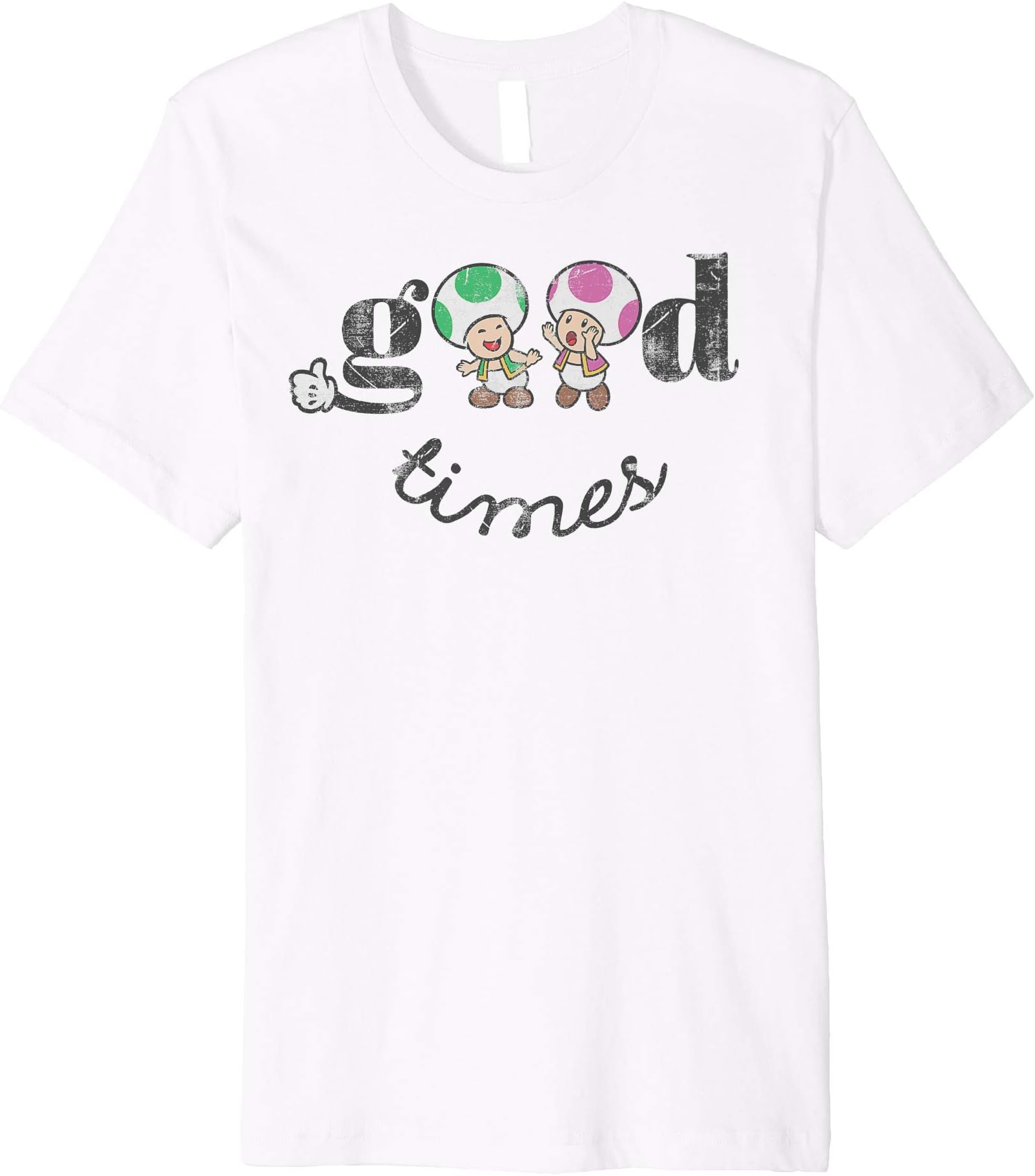 Super Mario Toad & Toadette Good Times Premium T-Shirt