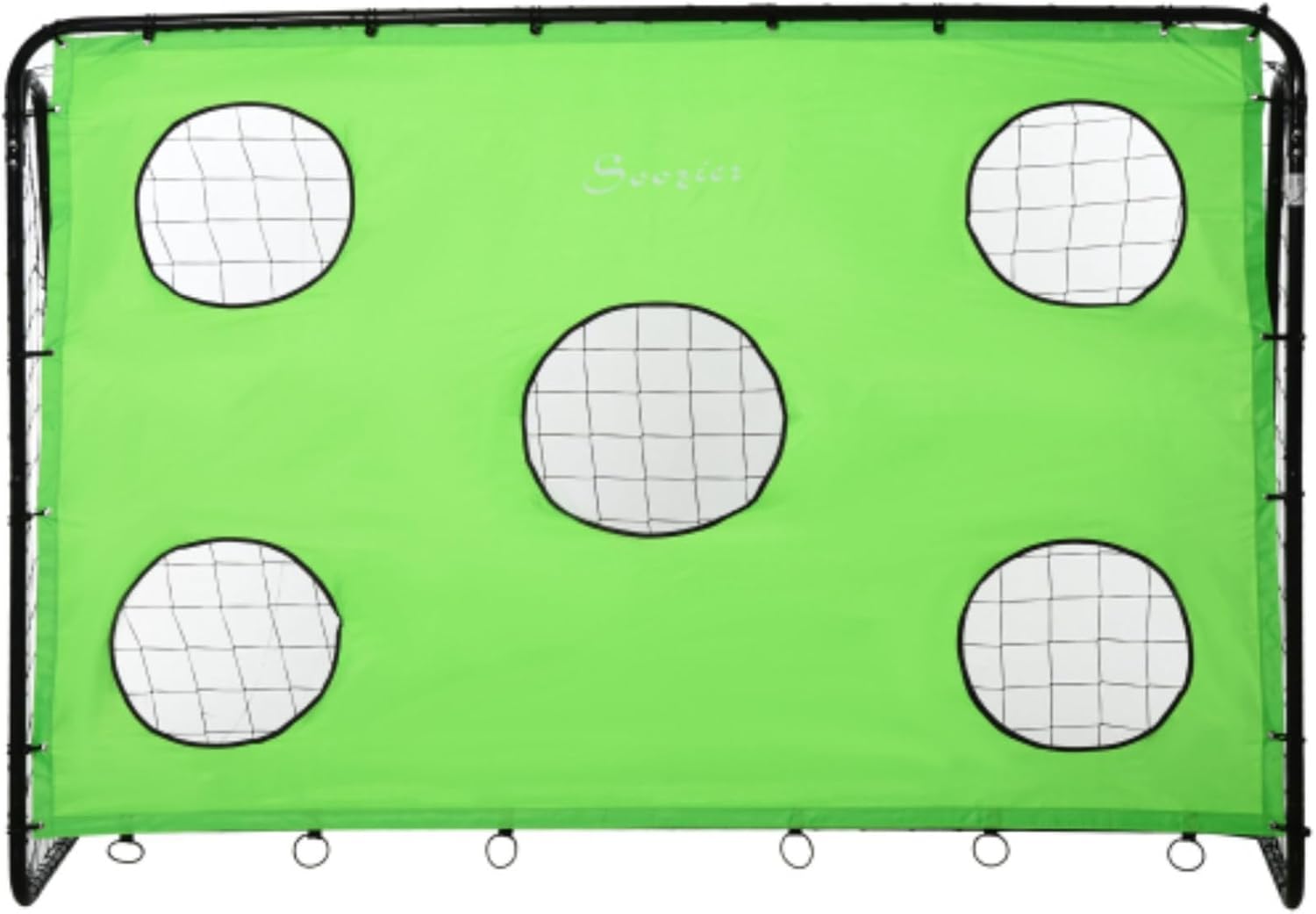 8 X 3 Ft Goal Goal 2 in 1, Soccer Goal, Indoor Outdoor Backyard with All-Weather Polyester Net