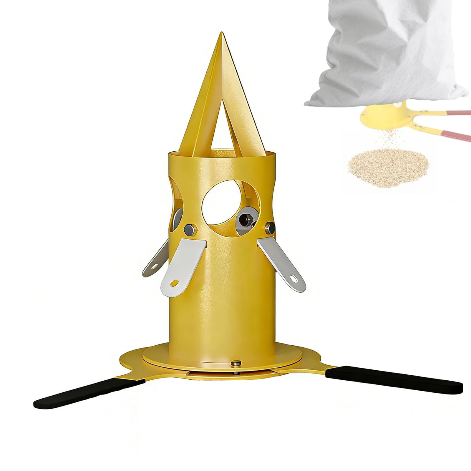 Dispensador de big bags TYH resistente a la corrosión para descarga manual de sacos