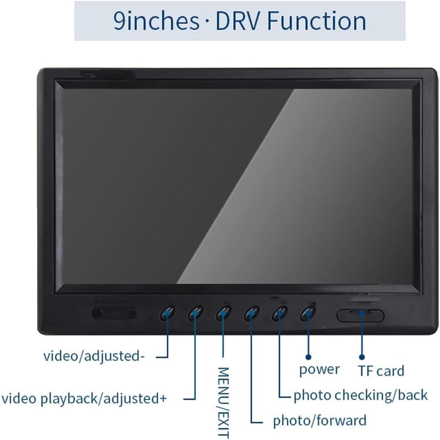Sewer Camera Inspection Monitor 9Inch High Resolution Display Digital 8GB Storage Pipeline Drain Analysis Tool Expandable Storage Sewer Inspection Kit