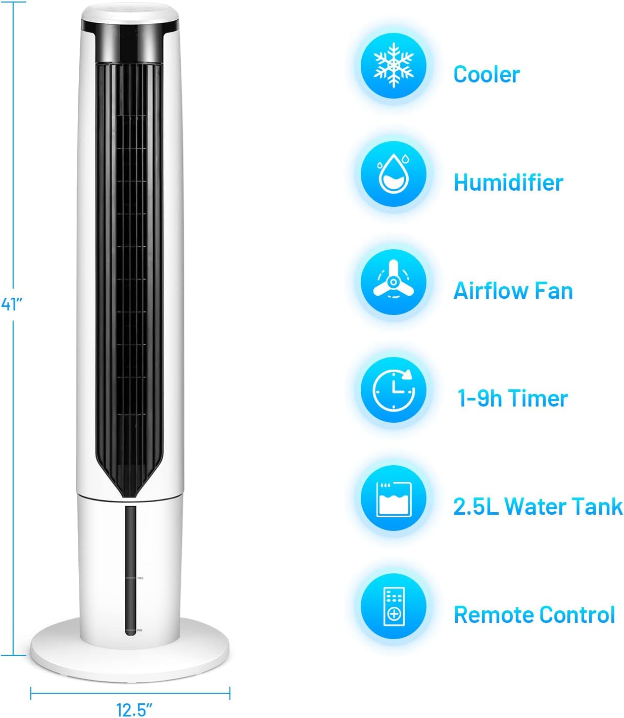 STAKOL Evaporative Air Cooler Super Quiet with Timer