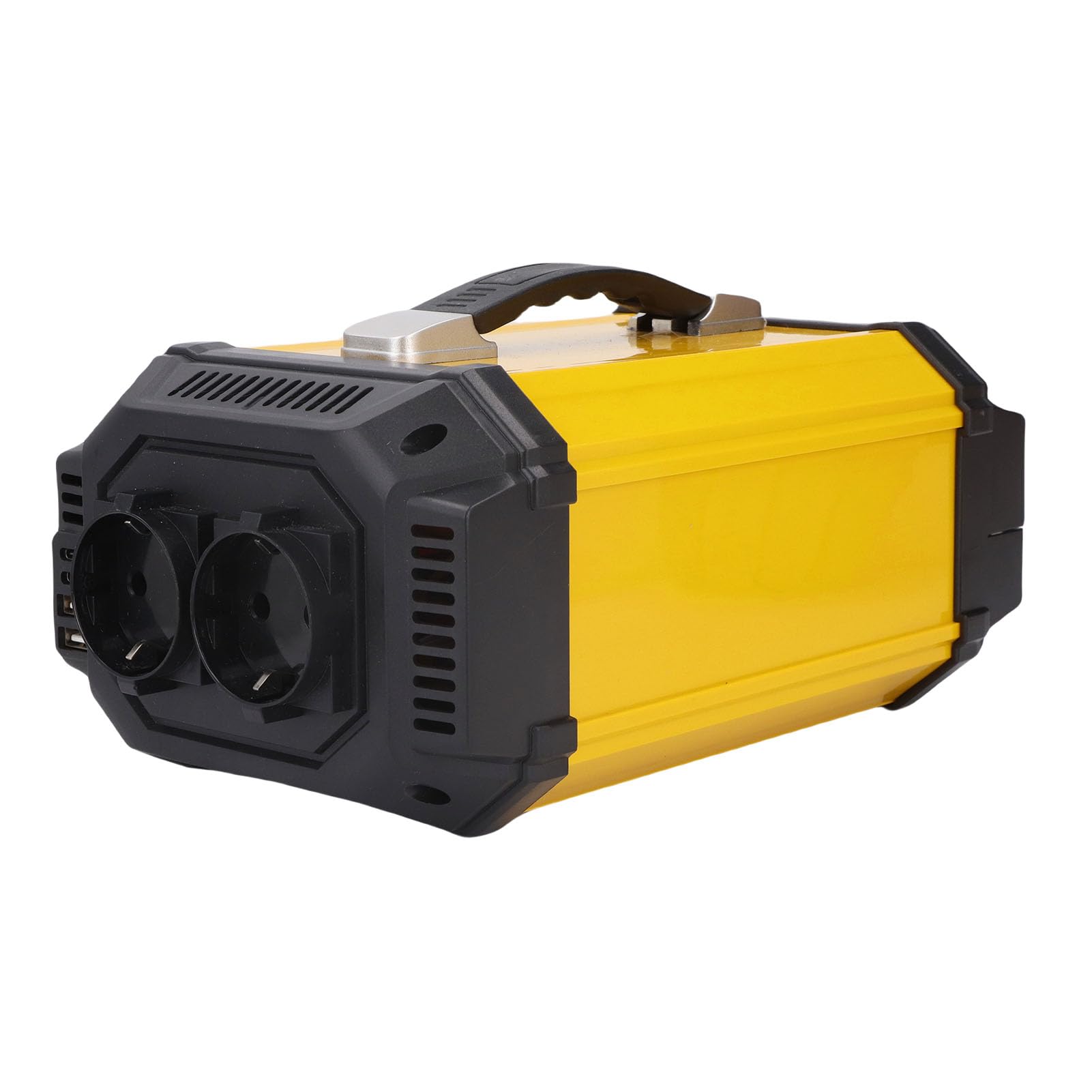 Generic Przetwornica Samochodowa o Mocy 500 W z czystą falą sinusoidalną Wydajna Przenośna ładowarka do Samochodów i łodzi z 2 Gniazdami Prądu Przemiennego i 2 Portami USB