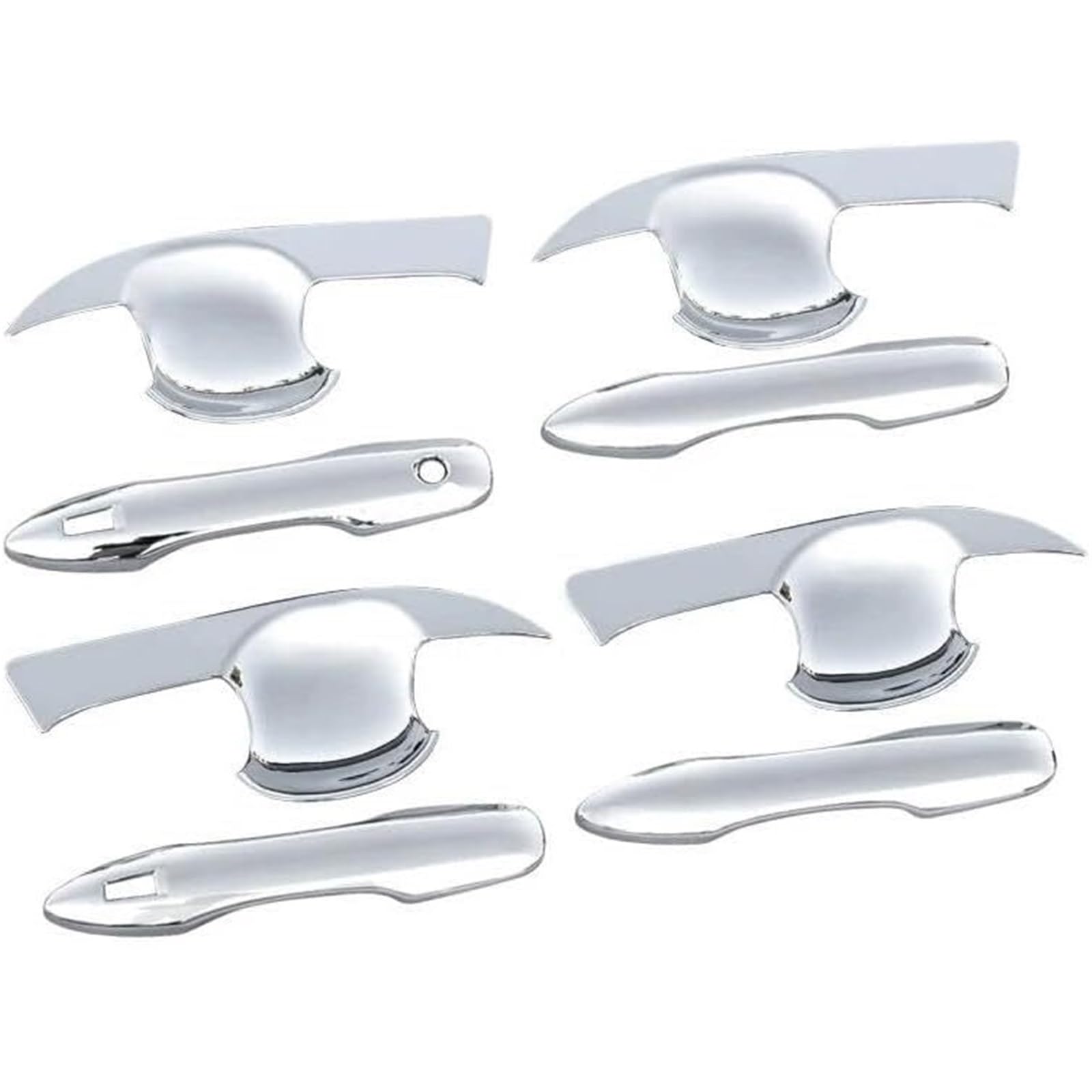 Glymzoi Styles1 And Styles2 Silver Car Exterior Door Handles Car Left Exterior Door Handle For Corolla E210 2019-2024 Abs Carbon Door Handle Bowl