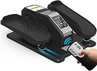 Vista 8 de Under Desk Elliptical Machine, Electric Ellipse Leg Exerciser for Senior, Quiet and Compact Electric Seated Pedal Exerciser for Home with Display