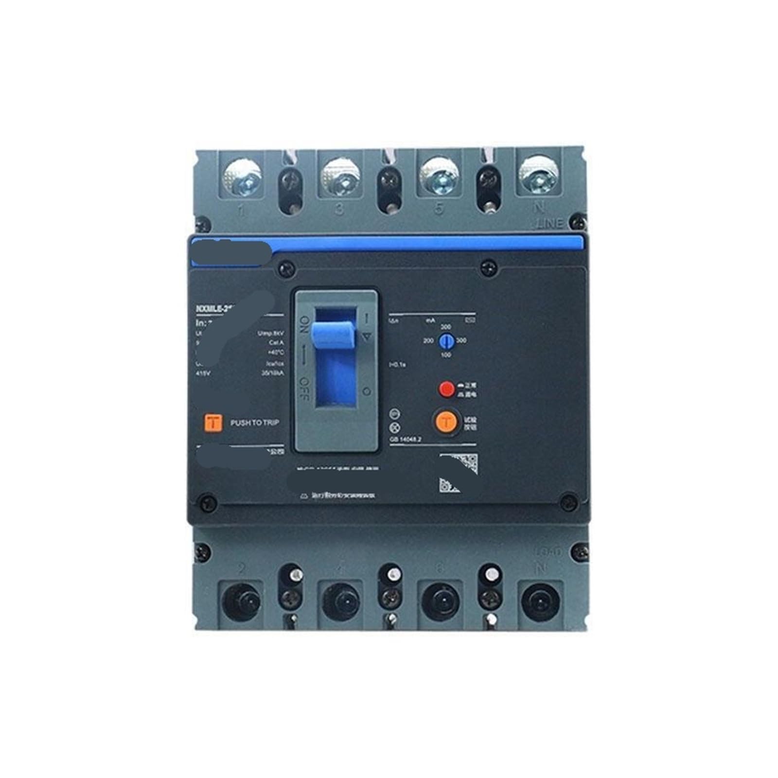 Protection contre les fuites avec le disjoncteur NXMLE-250H 125A AC400V