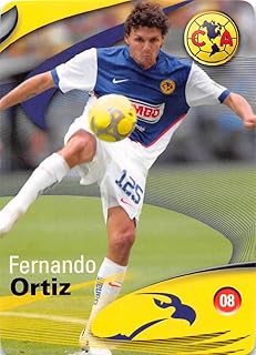 2009-10 Imagics Futbol Mexicano Club America Soccer #8 Fernando Ortiz Club America Official Mexican Soccer League Trading Card