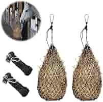 Rete Per Fieno Cavalli - 70x50cm, Maglie 5x5cm, In Polietilene Resistente, Per Animali - Foto 6