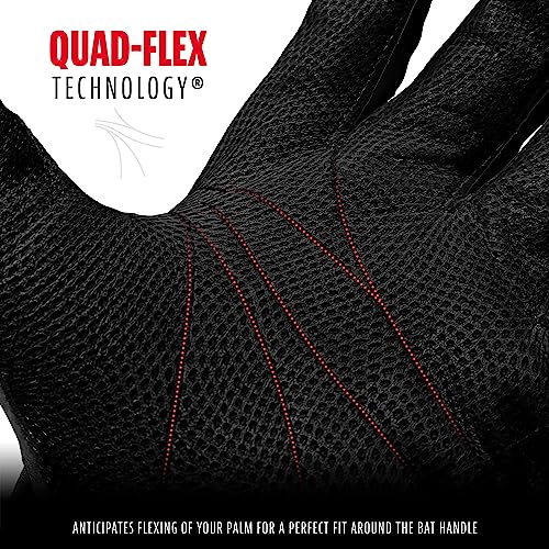 Franklin Sports Mlb Adult Neo Classic Ii Series Batting Gloves, Black, Small #TOP5