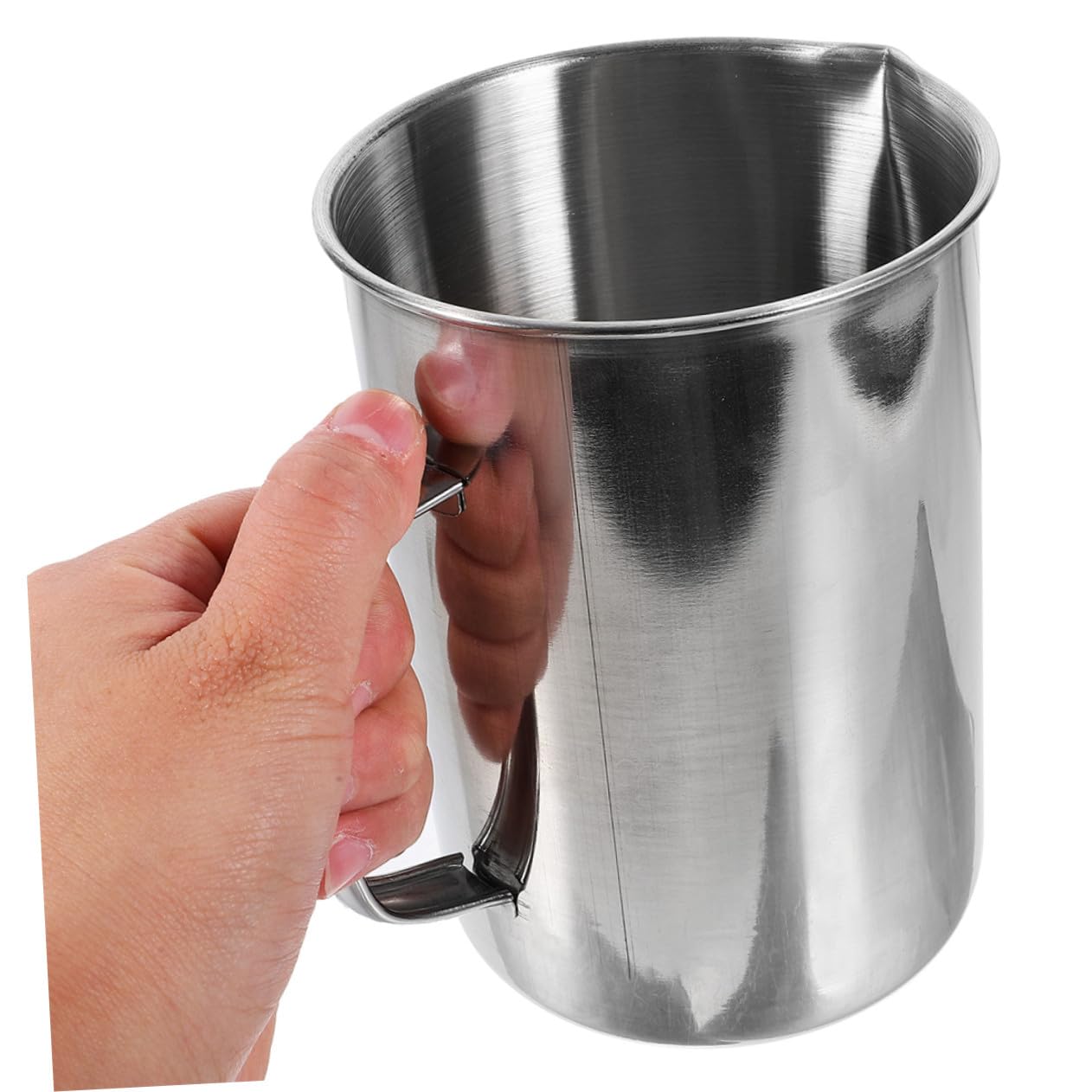 STOBAZA Tasse Doseur de Laboratoire Acier Inoxydable Gobelet Doseur à Large Ouverture Outil de Mesure Précis