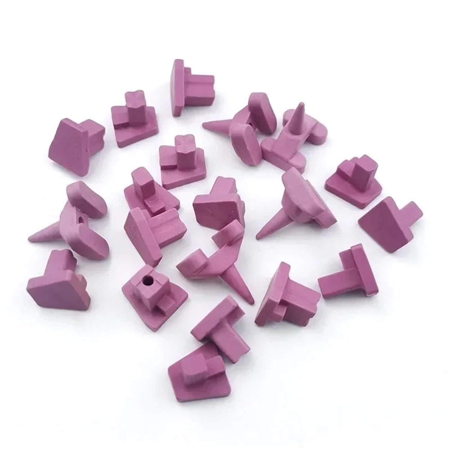Ceramic Firing Pegs for Crowns and Bridges 20pc Flat Type Ceramic Firing Pegs for Crowns and Bridges in Porcelain Furnace Dental Laboratory Materials