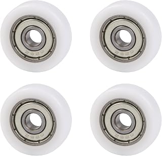Nylon Round Pulley Track Roller Bearing Wheel 6x26x8mm 626ZZ Model Load 79KG for Furniture Hardware Accessories