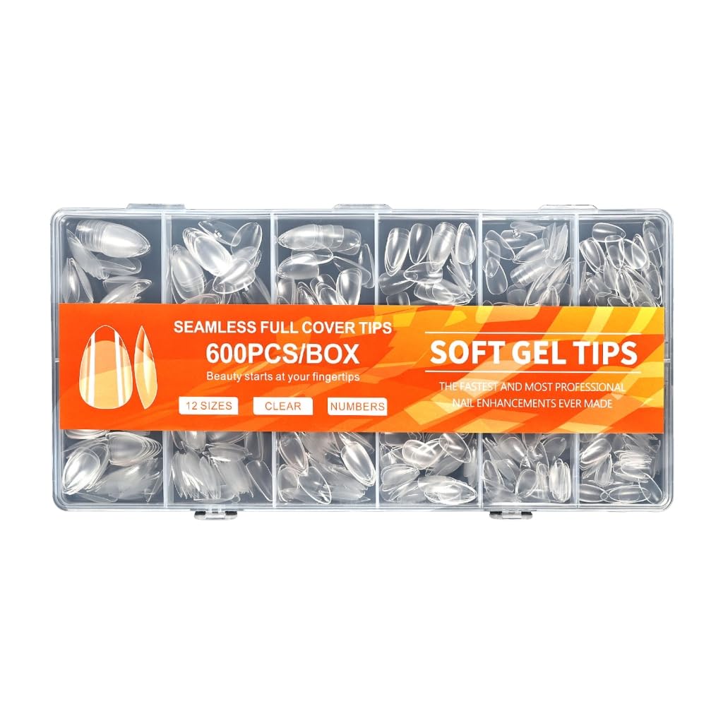 600PCS Matte Short Square ABS Tips, Natural Fit & Office-Friendly False Nails