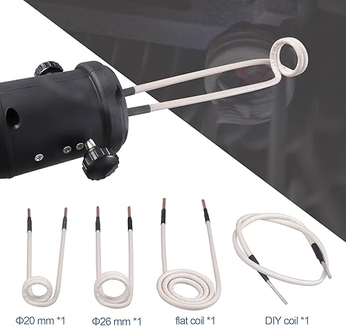 Miniatura 3 de ICZW Calentador de inducción de 1500 W magnético automotriz sin llama, de mano, eliminación de pernos oxidados herramienta de extracción de