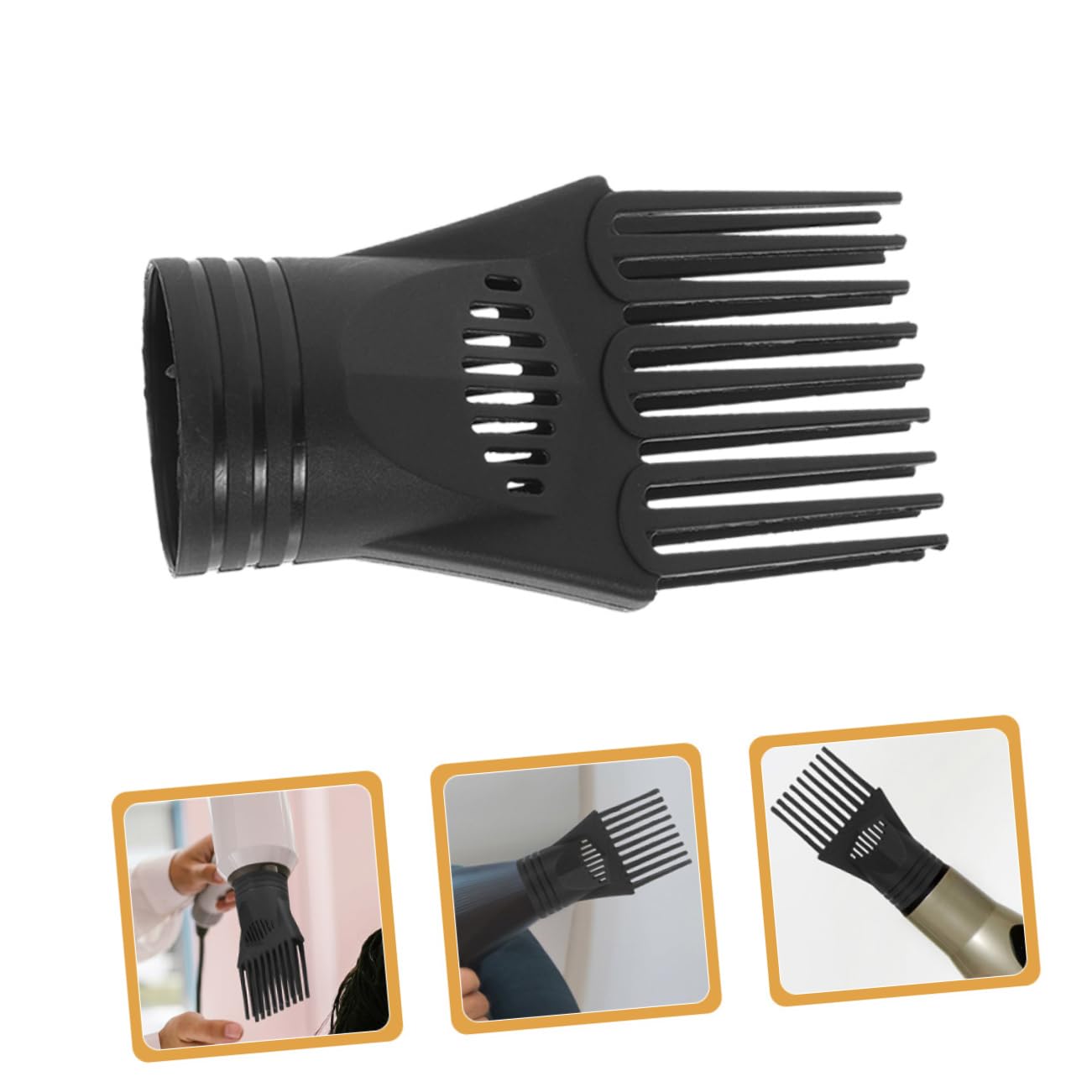 Didiseaon 10pcs Professional Hair Dryer Nozzles Comb Brush Attachment for Blow Dryer