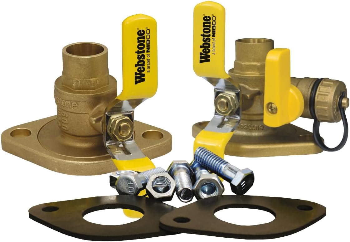 51413KIT 3/4" Sweat Isolator Circulator Pump Install Kit with Rotating Flange