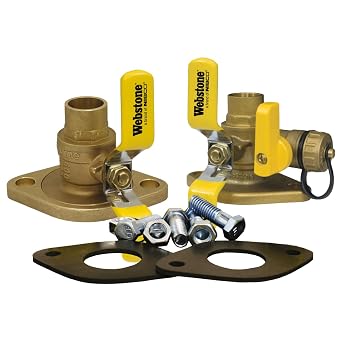 Webstone 51413KIT 3/4" Sweat Isolator Circulator Pump Install Kit with Rotating Flange