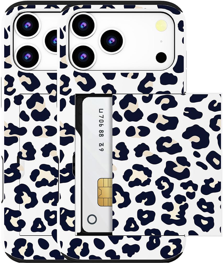 for iPhone 17 Pro Max / 18 Pro Max Case (White Leopard Dots)