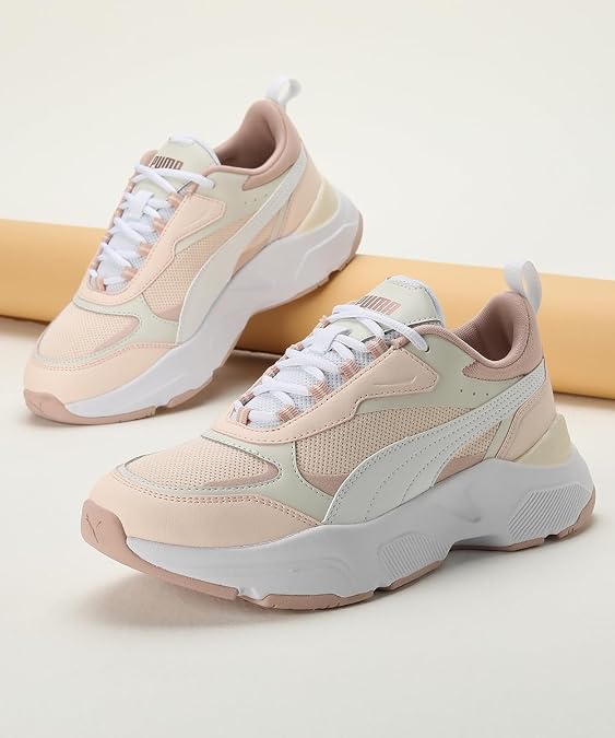 Puma 384647 21 Cassia Rosebay/White/Rose/Gray Kadın Sneaker Turuncu 37