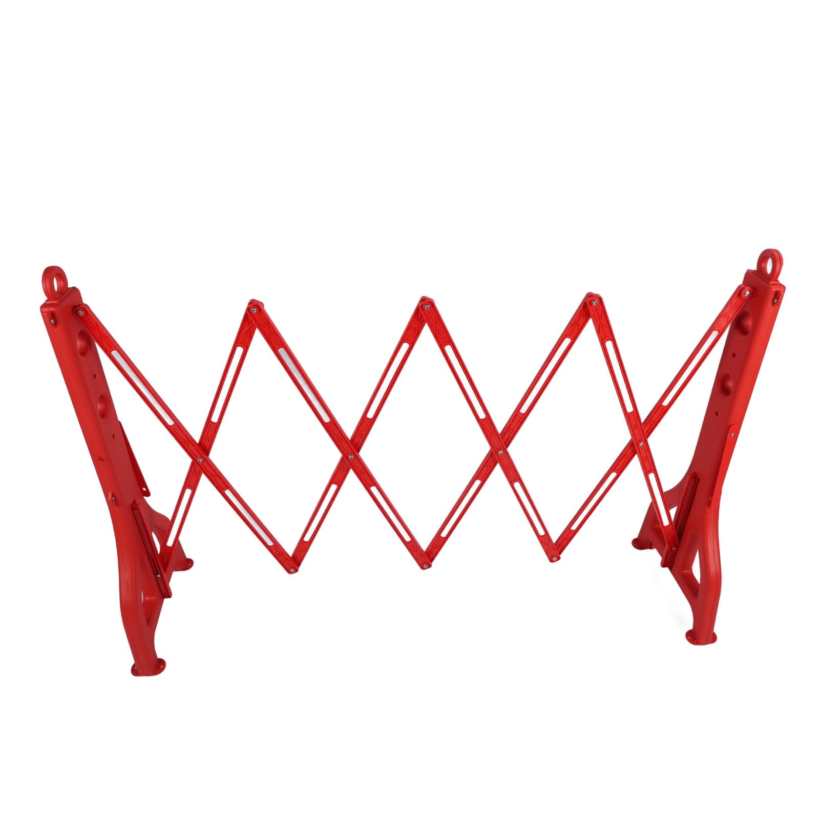 Barrière pour animaux domestiques et jardin en plastique pliable rouge