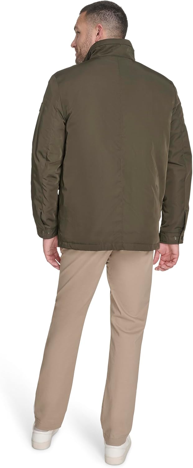 Tommy Hilfiger Men's Stand Collar Four-pocket Field Jacket - Image 4