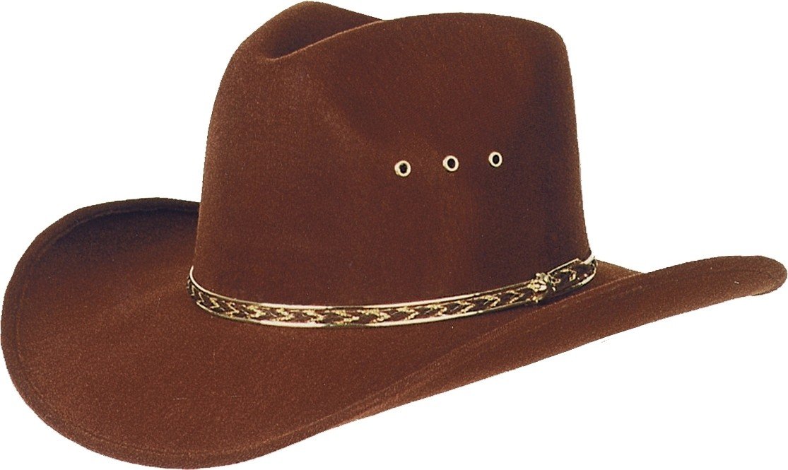 Stars & Stripes Cowboy: cappello da cowboy "Kansas" marrone dimensioni 061