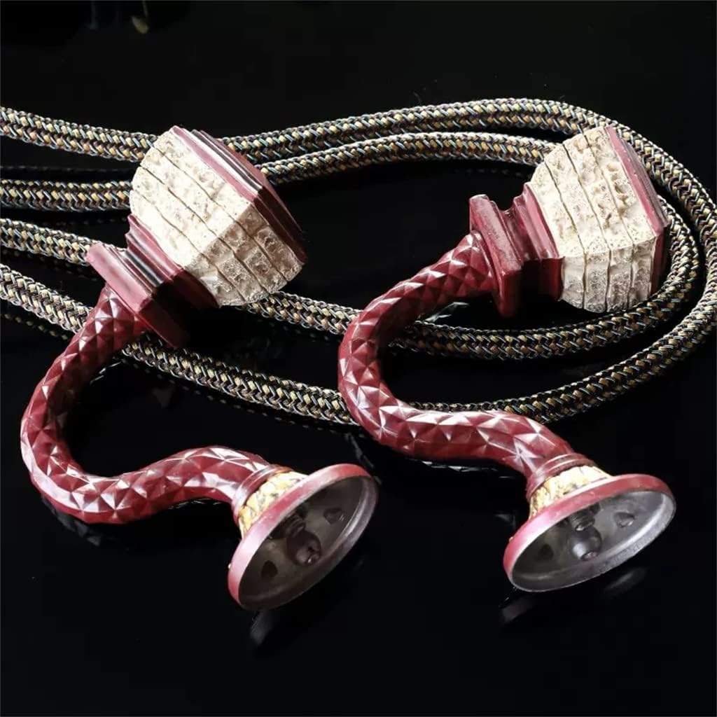 FMURY Retro Curtain Wall Hook Wall Hook U-Shaped Curtain Hook Curtain Ball Hook Villa Curtain Hook(E)