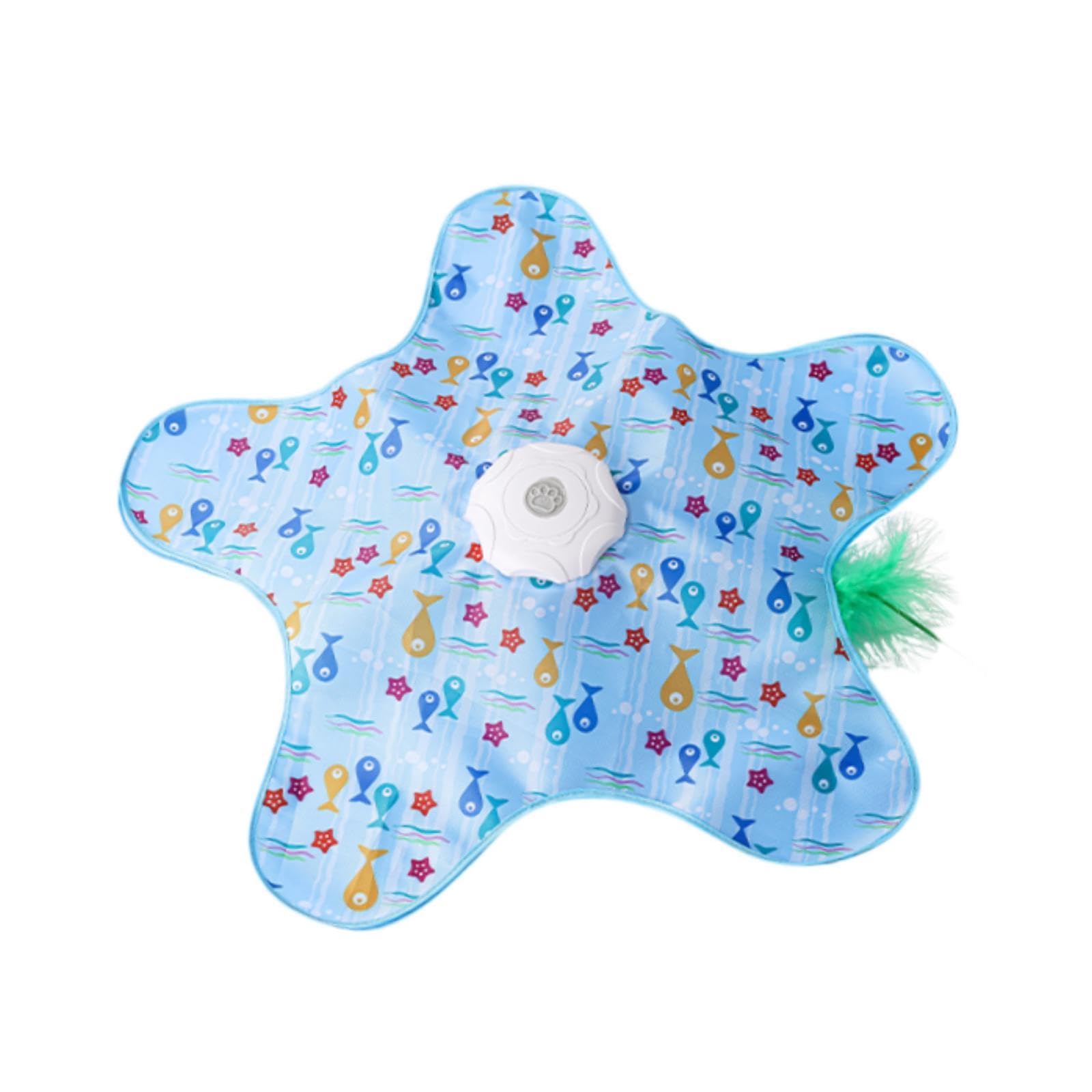 Sharplace Juguete Interactivo para Gatos, Divertido Pateador de Ejercicio, Juguete para Gatos con Palo para Gatitos para de Gatitos, Adulto Aburrid, Azul