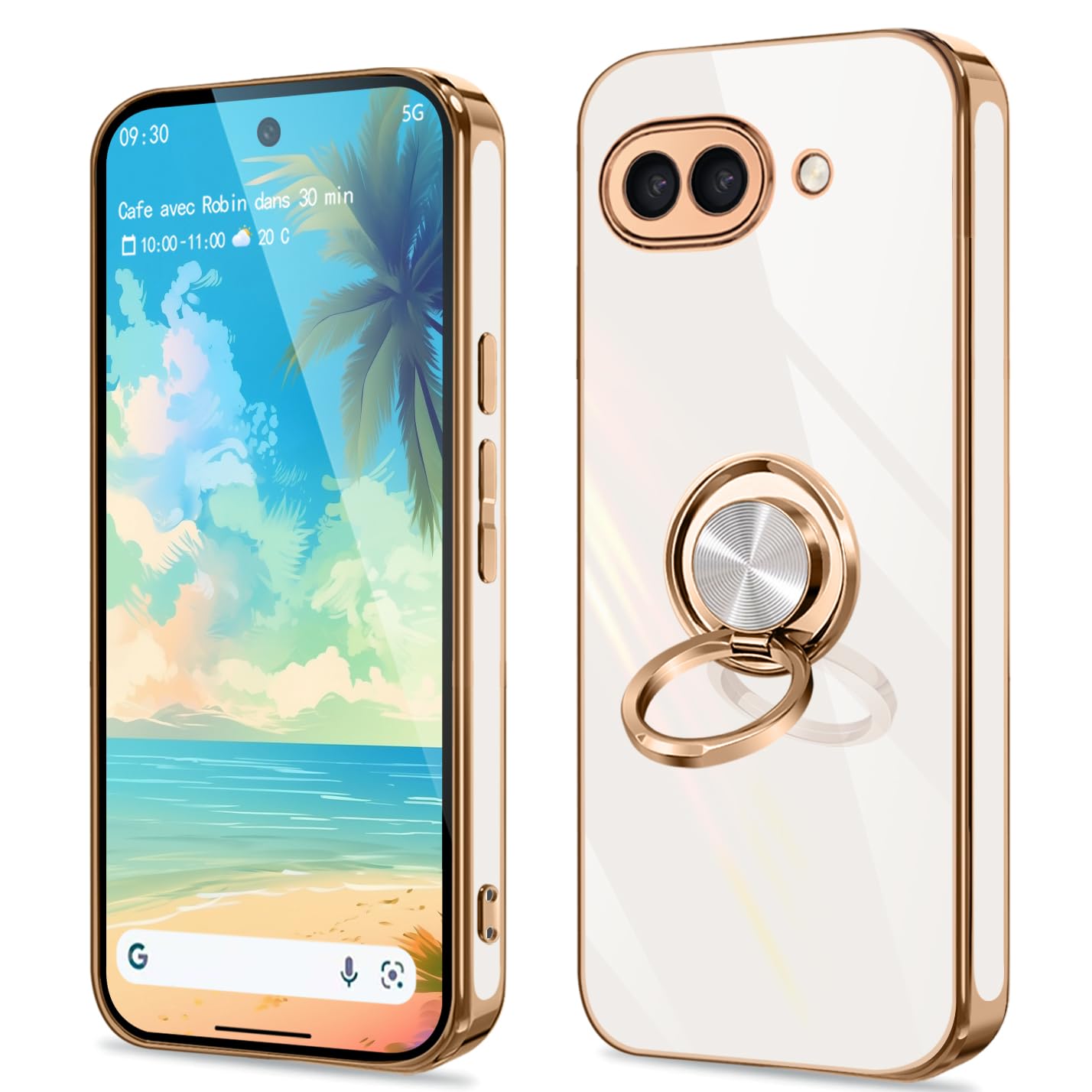 Google Pixel 9a 本体 128gb ケース付き Amazon.co.jp: Google Pixel 9a ケース リング付き 耐衝撃 グーグル