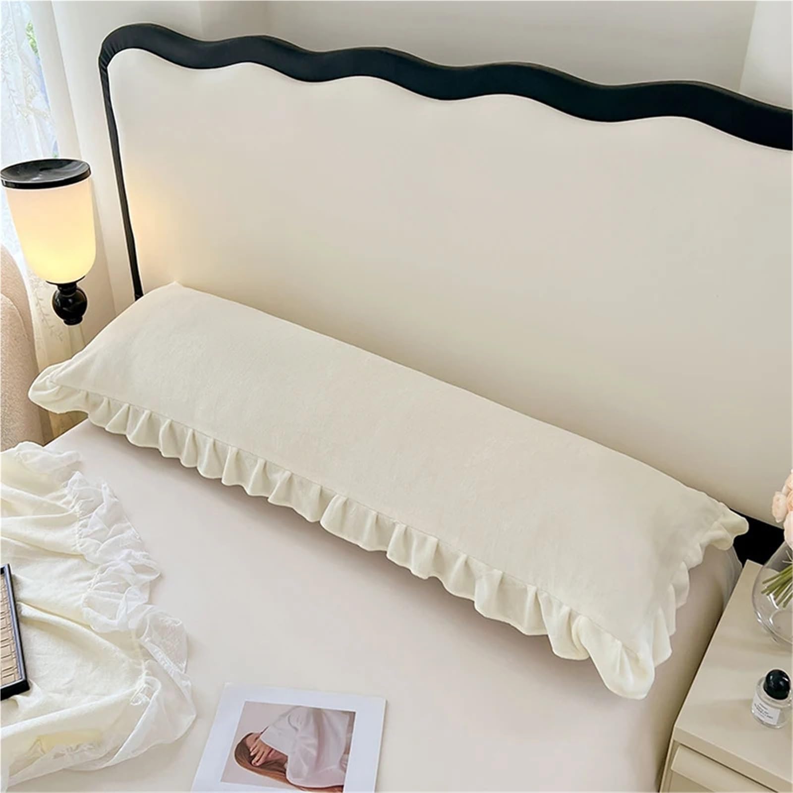 Longueur taie d'oreiller de Couchage Double Polaire Flanelle Chaleur