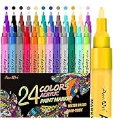 60 Acrylic Paint Pens, Acrylic Paint Markers, Fabric Markers For Textile, Canvas, Rock, Glass, Wood, Paper, Pumpkin, Diy, Paint Markers For Kids And