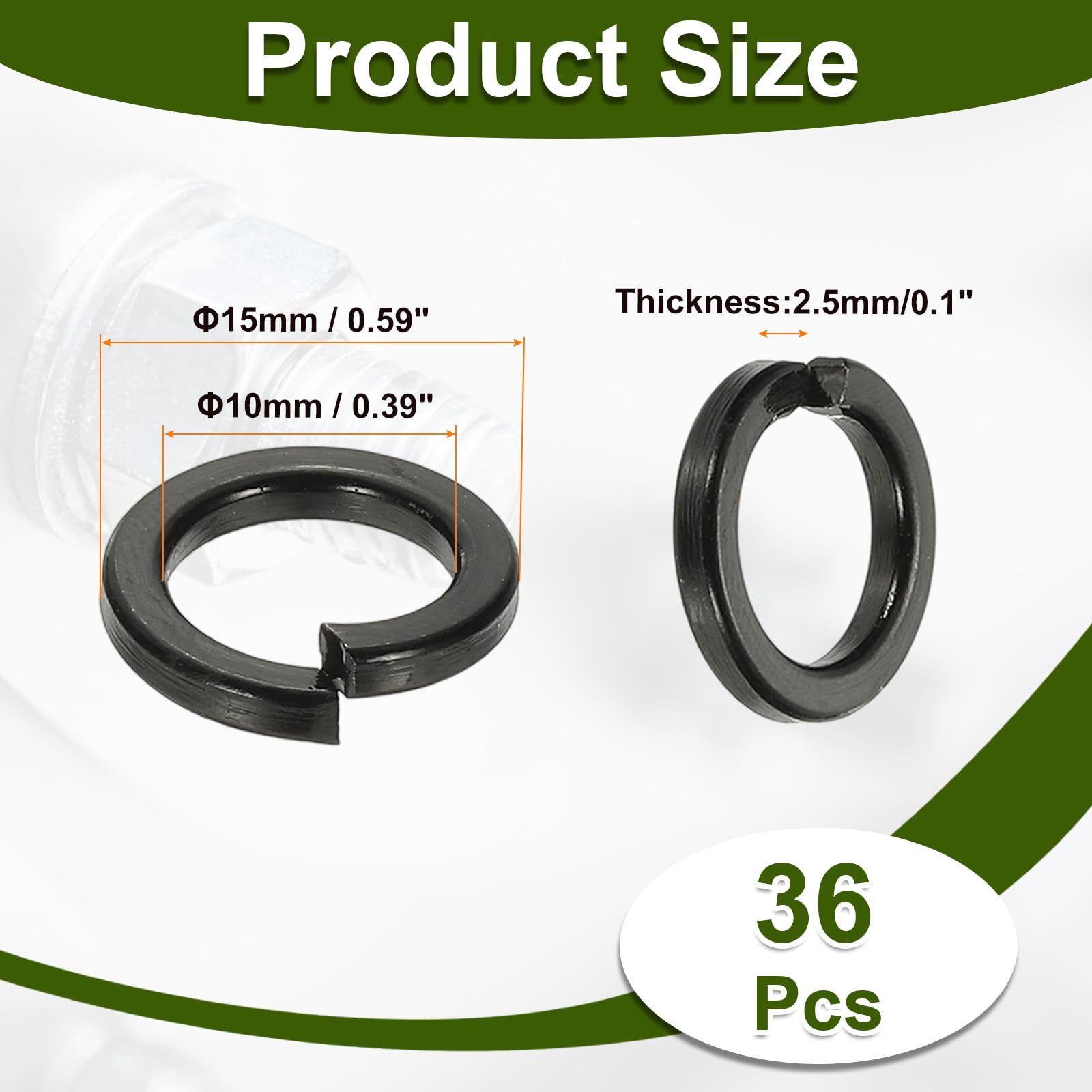 PATIKIL M10 Lock Washers - Image 2