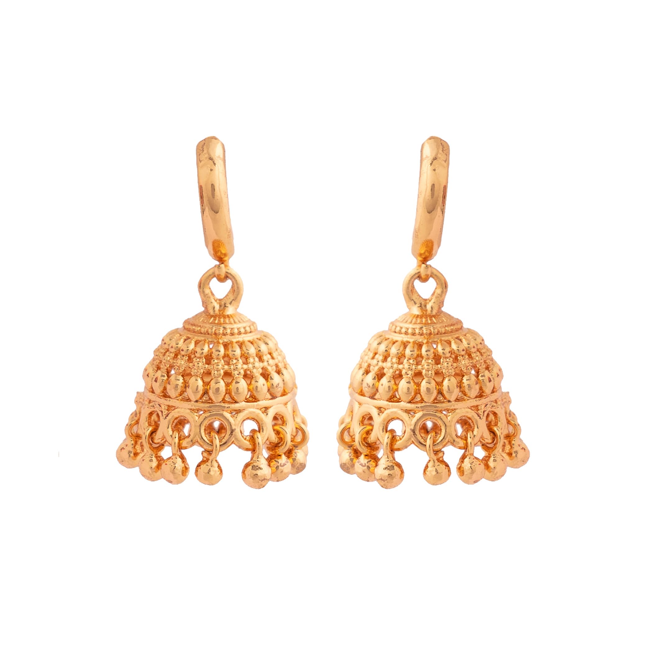 Radhas Creations Alloy (Copper & Brass) 1 Gram Yellow Gold Plated Earrings Sets For Womens/Girls (966_Yellow Gold) (B09ND9D8LW) Amazon Price History, Amazon Price Tracker