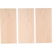 3Pcs Guitar Veneer Maple Wood Rectangle Guitar Headstock Handmade Material DIY Part for Luthiers