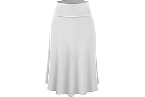 Women's 6XL Plus Size Casual A-Line Maxi Chiffon Flowy Skirt