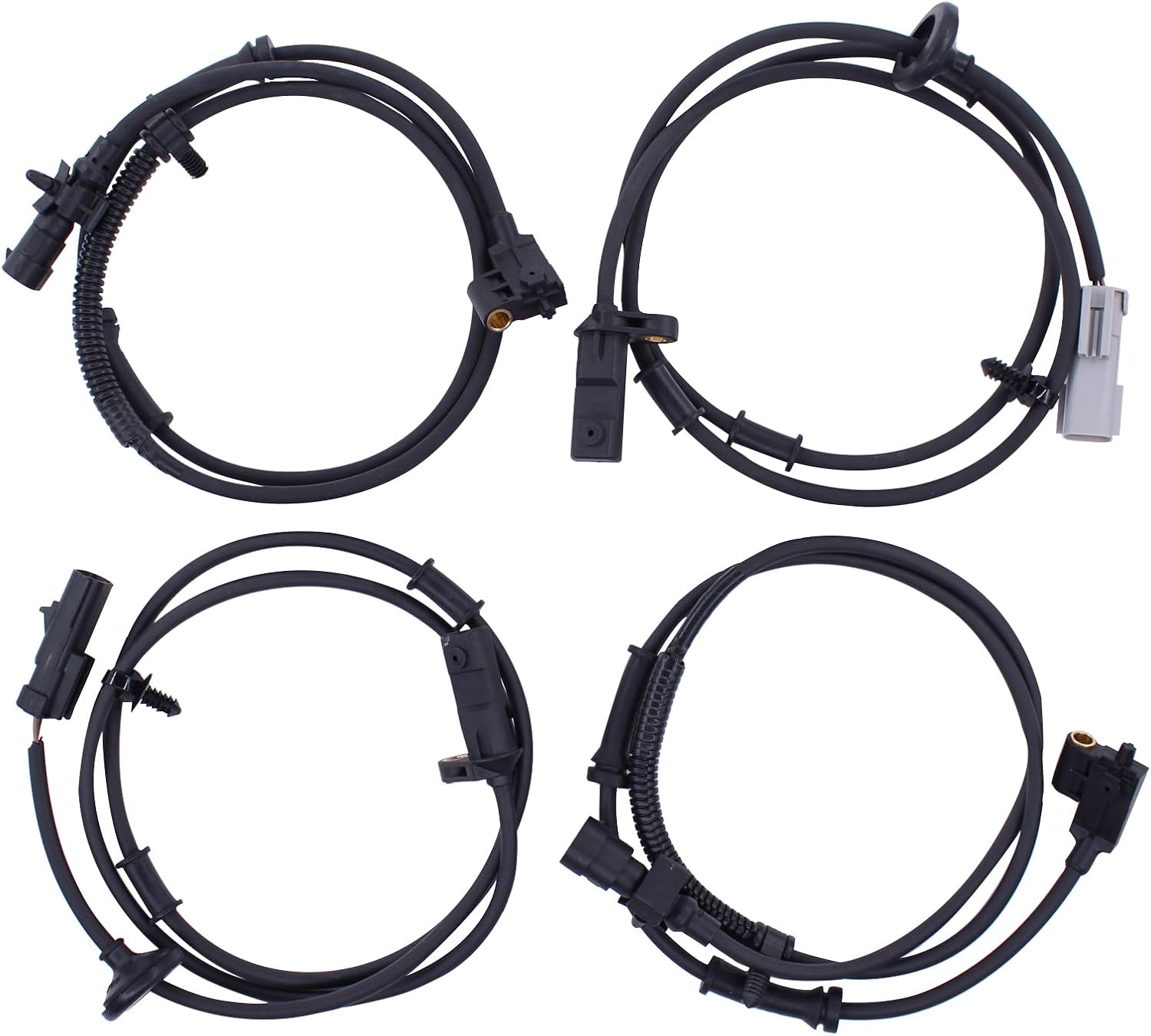 MOTOKU Front and Rear ABS Sensor for Jeep Grand Cherokee 1999-2004