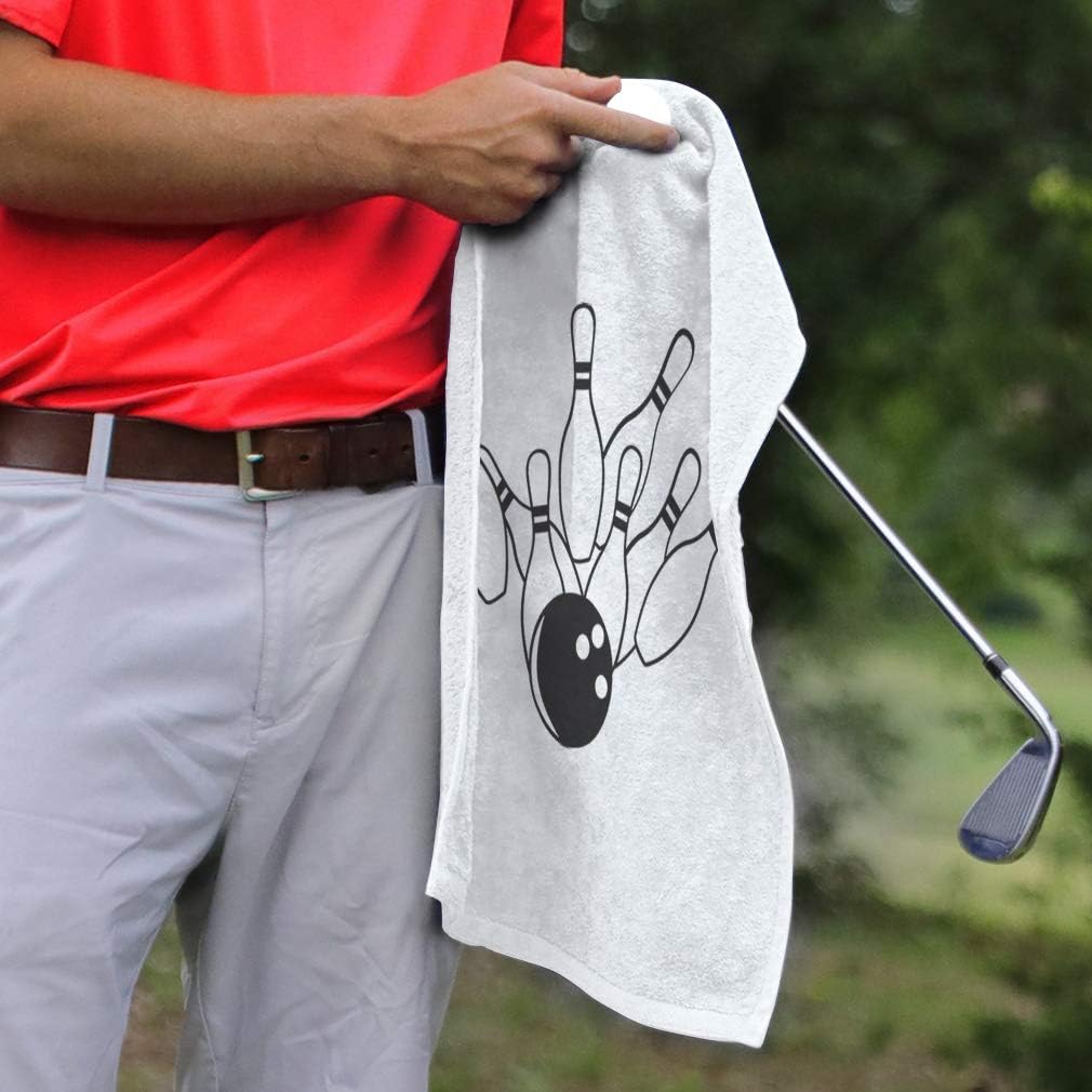 Style In Print Custom Golf Towel Personalized Bowling Image Sports B Cotton Bag Accessories