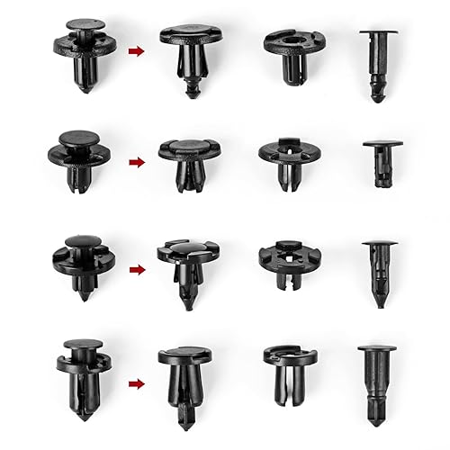 Miniatura 5 de Clips de revestimiento de guardabarros de retención de tipo empuje compatibles con Nissan/Infiniti sujetadores de plástico para parachoques