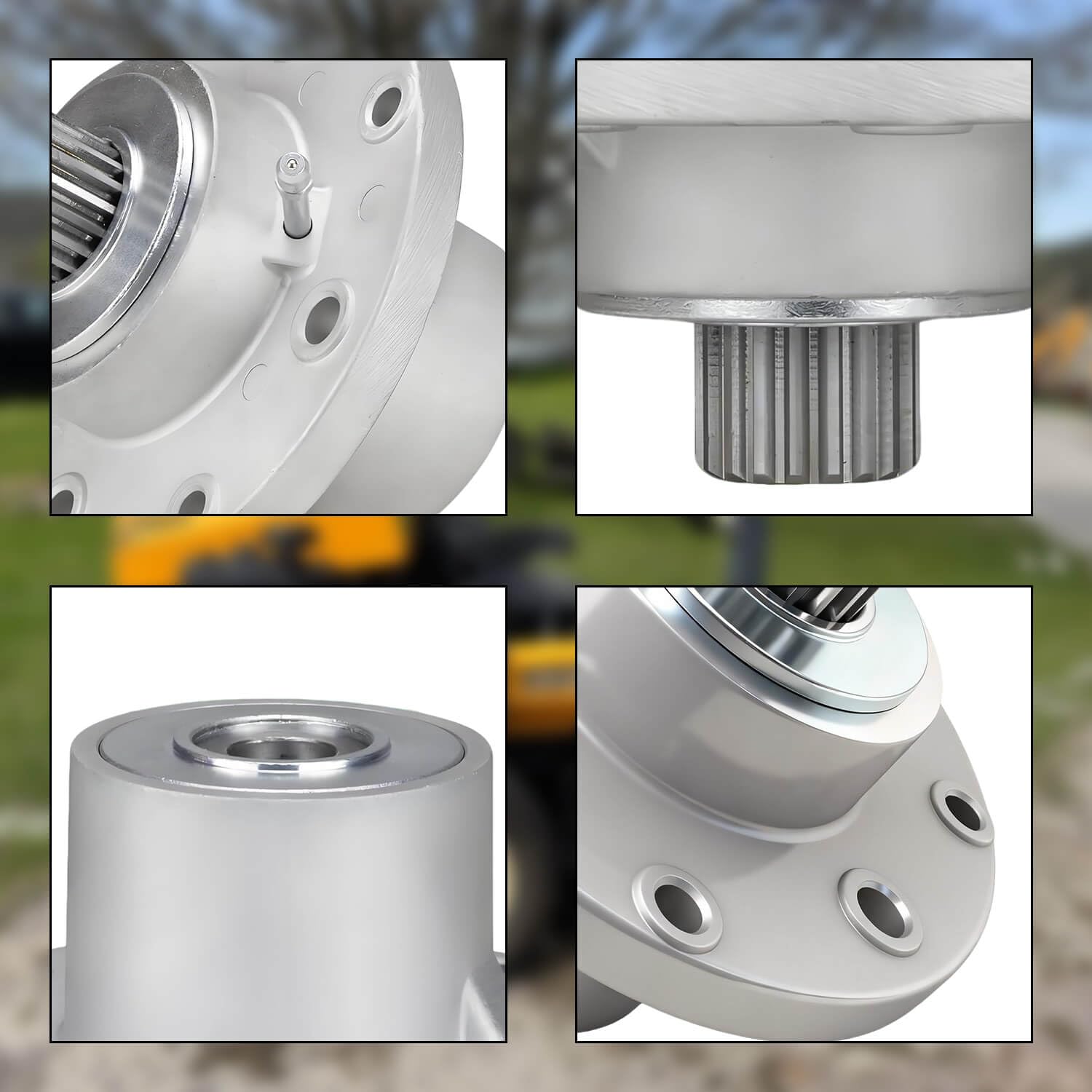 918-05125 918-05132 - Conjunto de husillo de hoja de cortacésped compatible con Cub Cadet Tank S S6031 S6032 M72 M60 M54 M48 LP LC, repuesto de husillo de cuchilla de cortacésped # 01003532P
