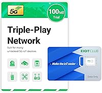 Vista 9 de EIOTCLUB Tarjeta SIM de Solo Datos Triple Play -6G 90 Días- Perfecta para Cámaras de Seguridad Celular, Solares y de Rastro de Caza 5G/4G
