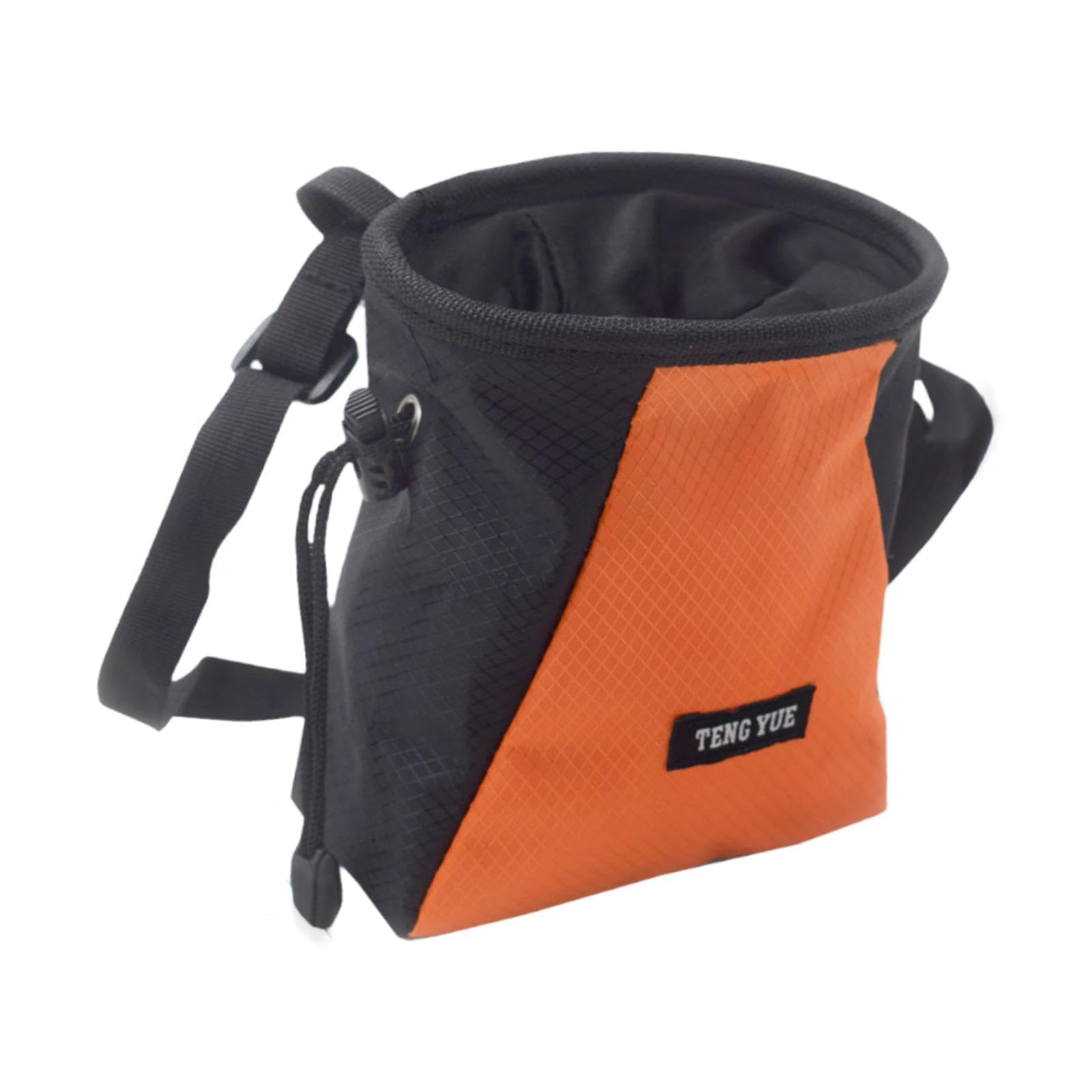 Sacchetto Porta Magnesite per Arrampicata, Borsa Porta Attrezzatura Ricaricabile E Regolabile, Organizer con Coulisse per Allenamento in Palestra E So