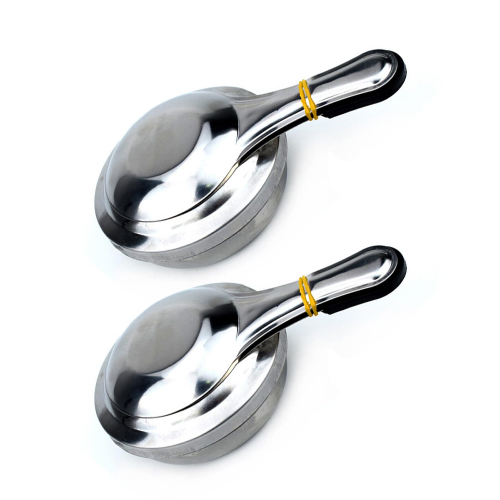 LUCKGONI 2Pc Portable Steel Small Alcohols Stove Fondue Burners with Cover and Handle for Outdoor Camping Heating Cooking