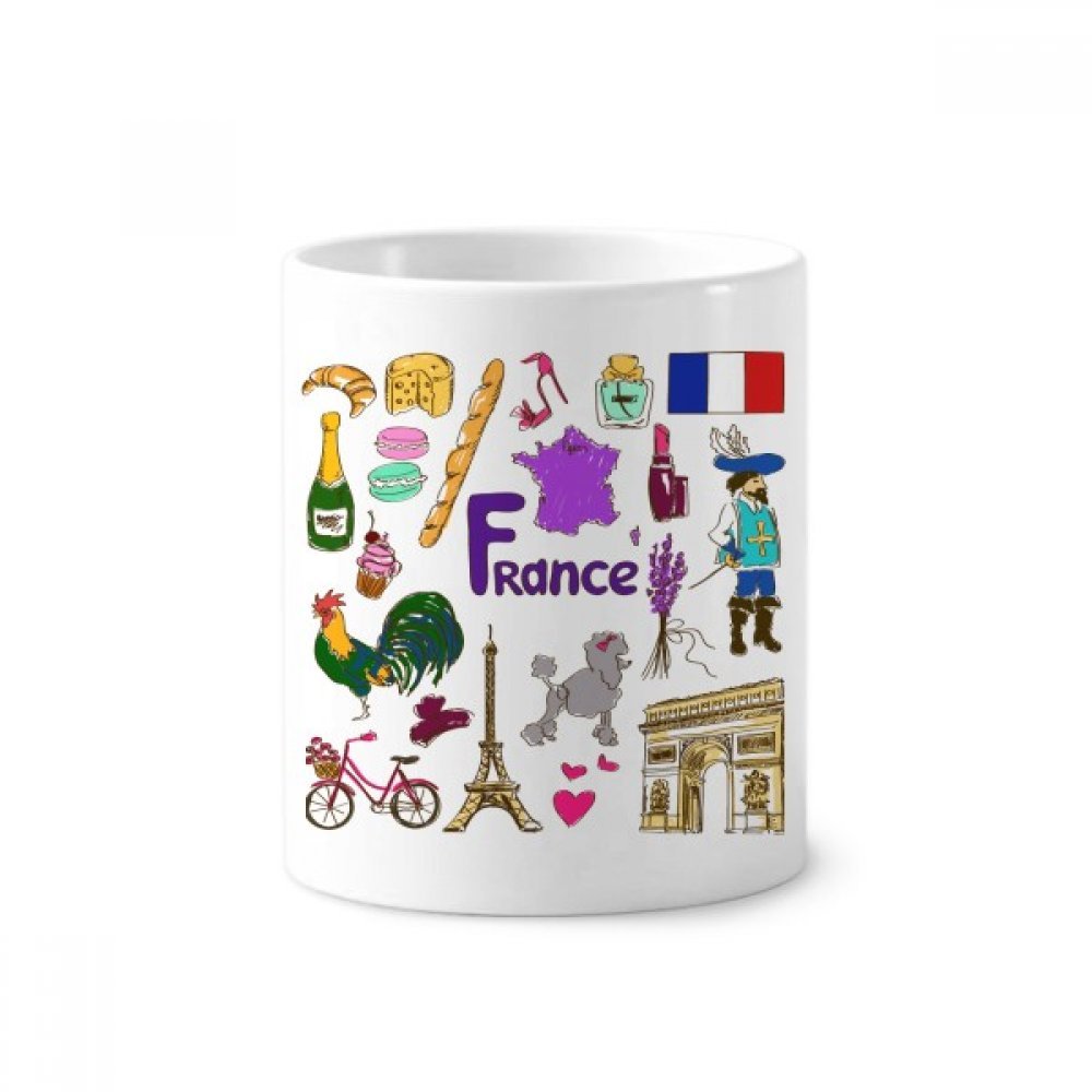 Gobelet céramique multifonction pour crayons ou boissons 350 ml