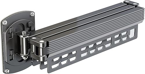 Miniatura 2 de Tendedero retráctil para colgar en la pared, para colgar ropa, ahorra espacio, plegable, para balcón, lavandería, baño, patio, apartamento,